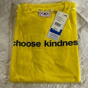 Queer Eye Choose Kindness Bright Yellow T Shirt Sz XL New LGBTQ
